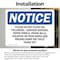 Signmission Please Do Not Flush The Following Sanitary, 10 in W x Rectangle, Vinyl Decal OS-2PACK-NS-D-710-L-17385 - alternate 5